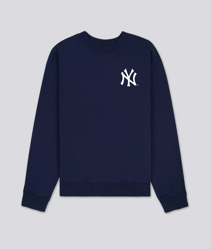 X Yankees Serif Crewneck Sweatshirt