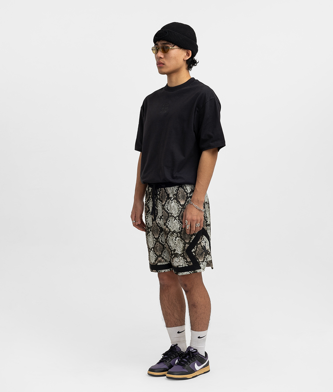 DRI-FIT SPORT PRINTED DIAMOND SHORT 'SAIL/BLACK'