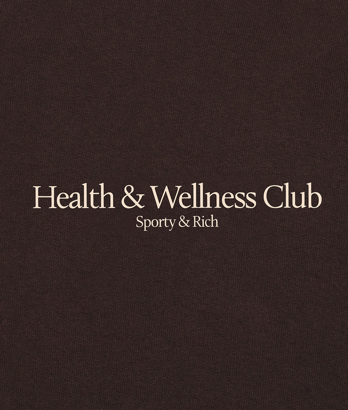 HEALTH  WELLNESS CREST SWEATPANT 'CHOCOLATE CREAM'