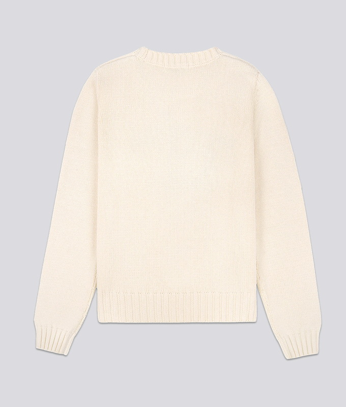 HORSE KNITTED SWEATER 'CREAM'