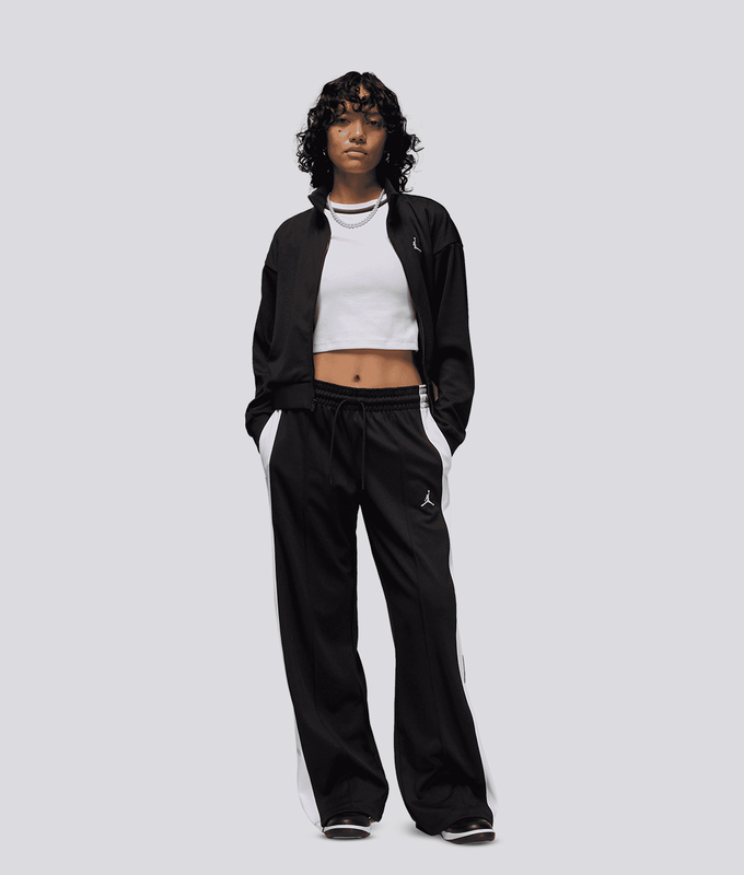 KNIT TRACK PANT 'BLACK/WHITE'