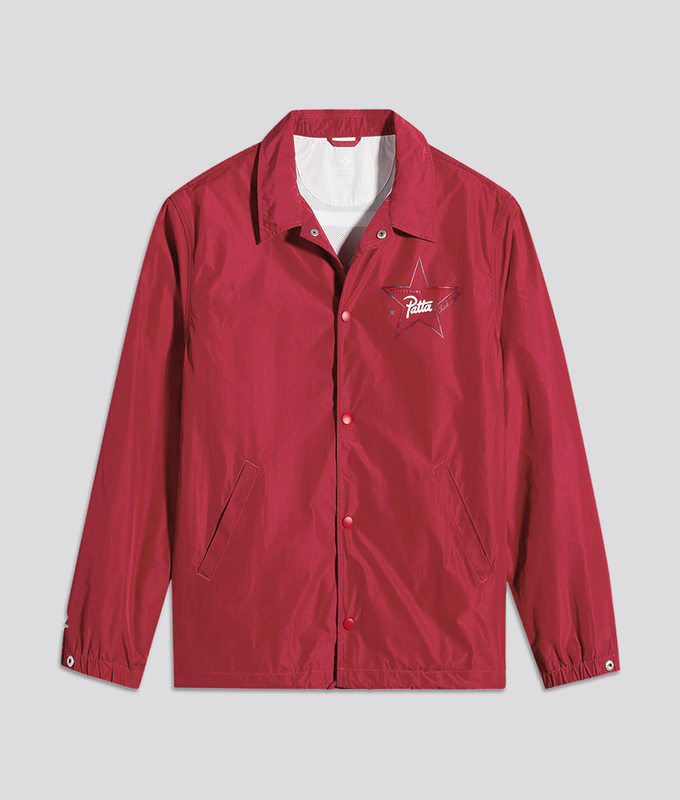 X PATTA COACHES JACKET 'GARNET'