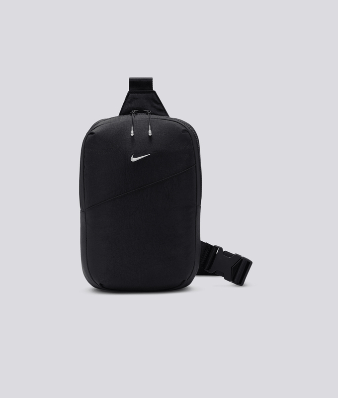 NIKE AURA CROSSBODY BAG 'BLACK/SILVER'