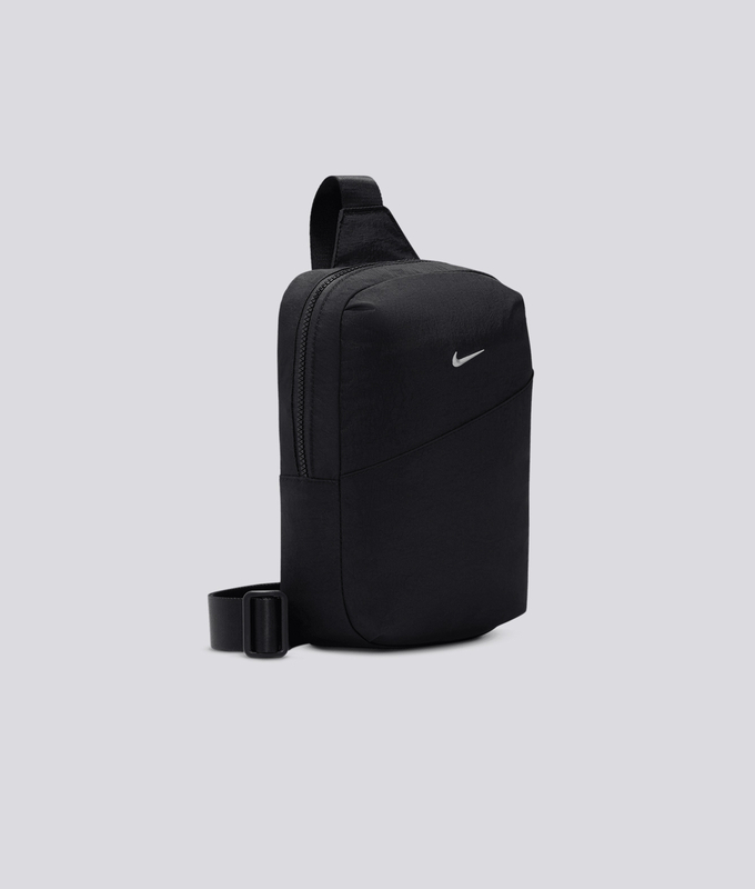 NIKE AURA CROSSBODY BAG 'BLACK/SILVER'