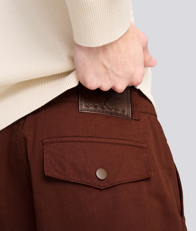 X PALAIS ARTISAN PANTS 'CHOCOTART'