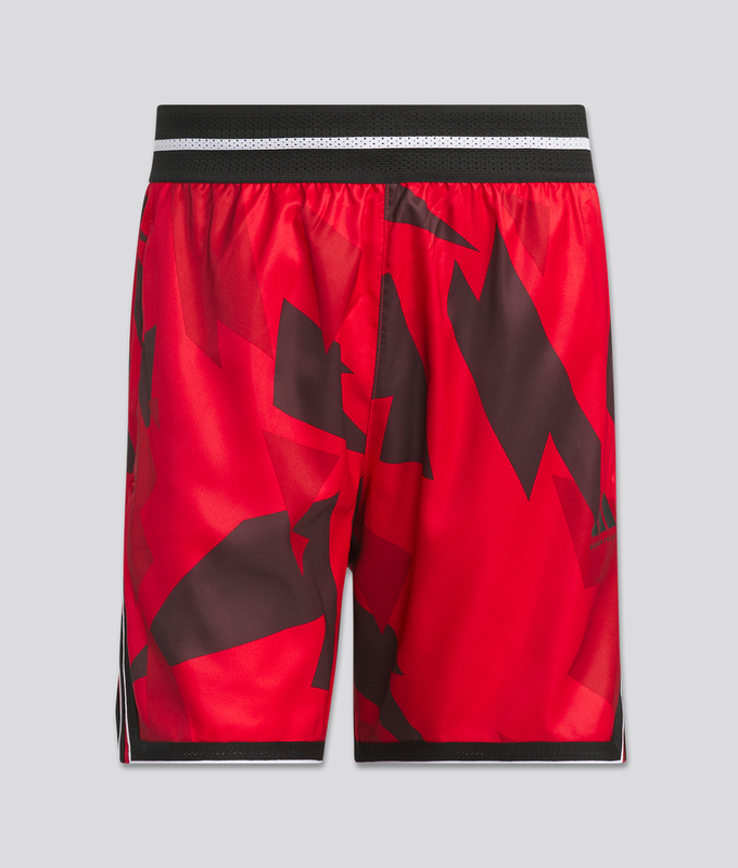 CRAZYLITE PRINTED SHORT 'PURE RUBY/BLACK'