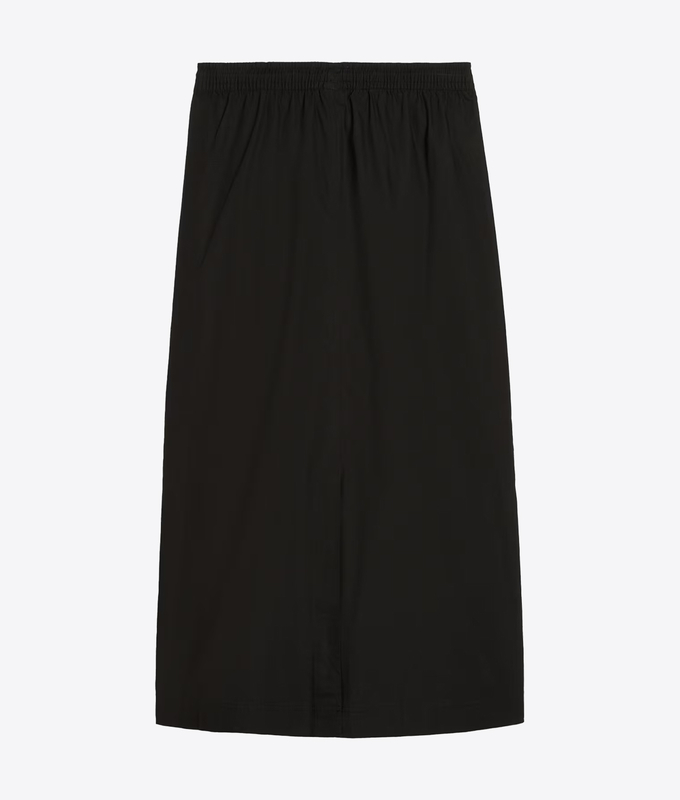 ZIP-OFF MAXI WOVEN SKIRT