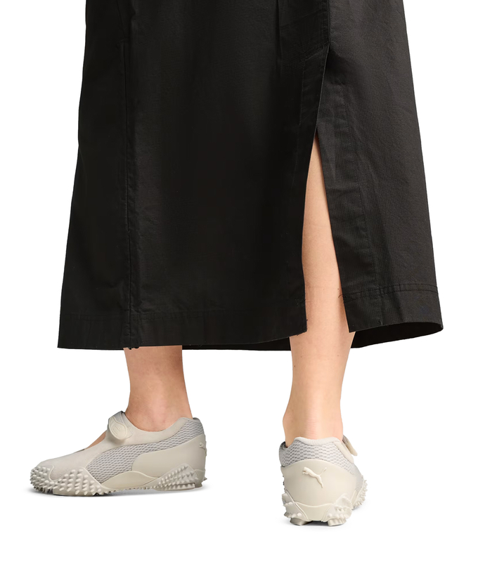 ZIP-OFF MAXI WOVEN SKIRT