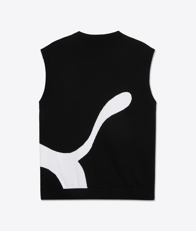 RELAXED GRAPHIC KNITTED VEST