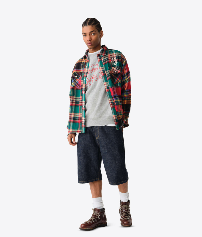 PATCHWORK CHECK SHIRT