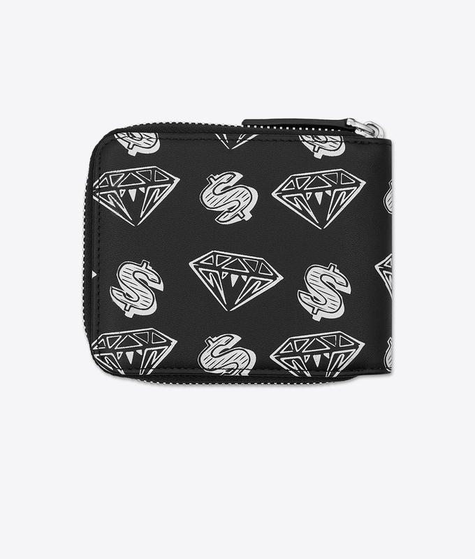 DIAMONDS  DOLLARS WALLET