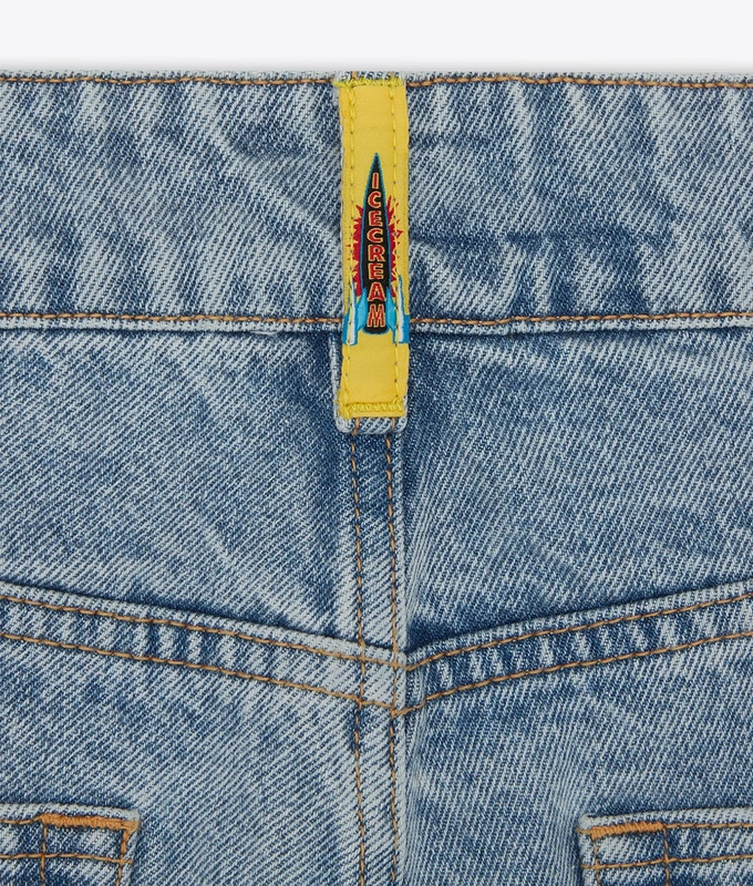 RUNNING DOG LIGHT WASHED DENIM PANT