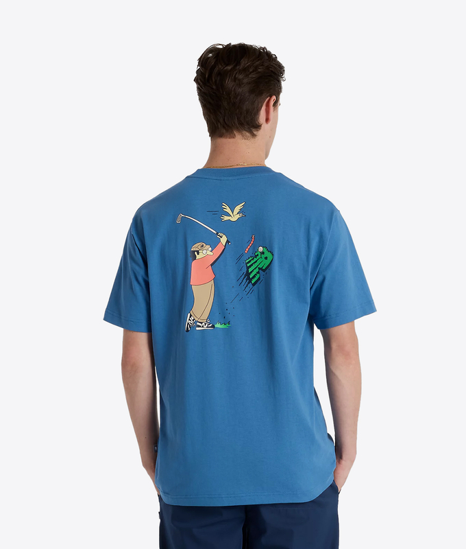 ATHLETICS RELAXED GOLF CARTOON T-SHIRT