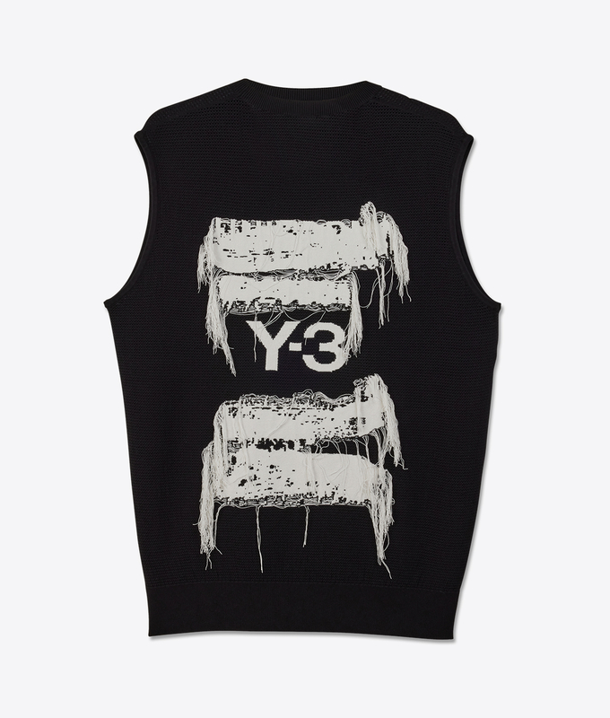 KNIT GRAPHIC VEST