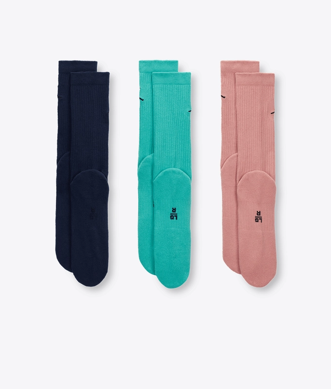 EVERYDAY CUSHIONED POLY CREW SOCKS 3 PAIRS