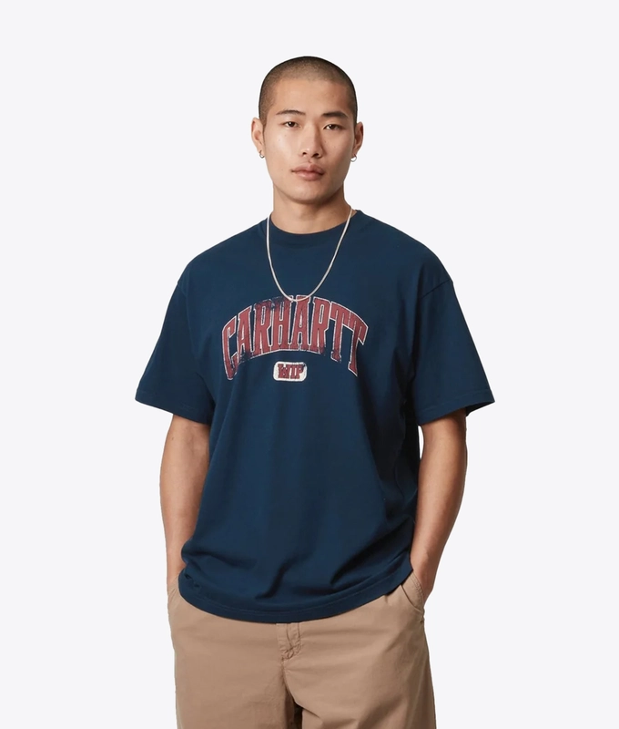 SHORT SLEEVE ENZYME WASHED LECTURE T-SHIRT