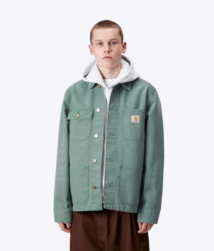 Carhartt WIP MICHIGAN COAT XL ネイビー Carhartt WIP Michigan Coat Jacket - green (silver pine