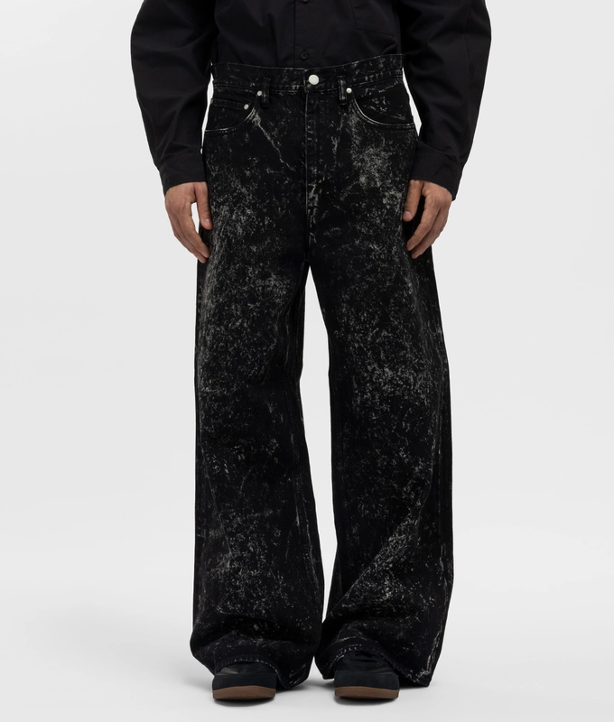 Shinyakozuka - SHINYAKOZUKA BAGGY PANT WITH DICKIES BLACK l
