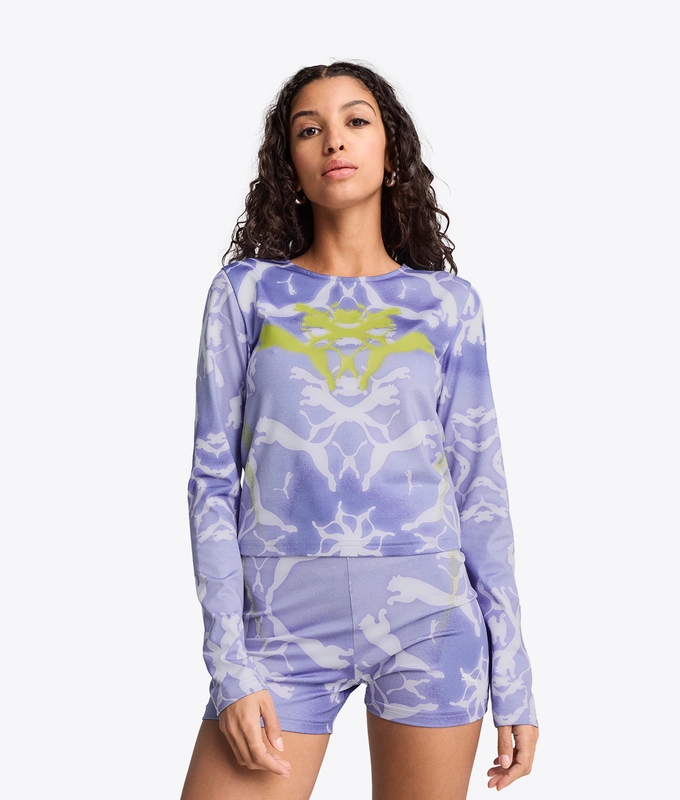 DARE TO LONG SLEEVE PRINTED TEE