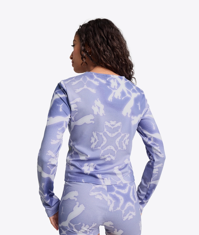 DARE TO LONG SLEEVE PRINTED TEE