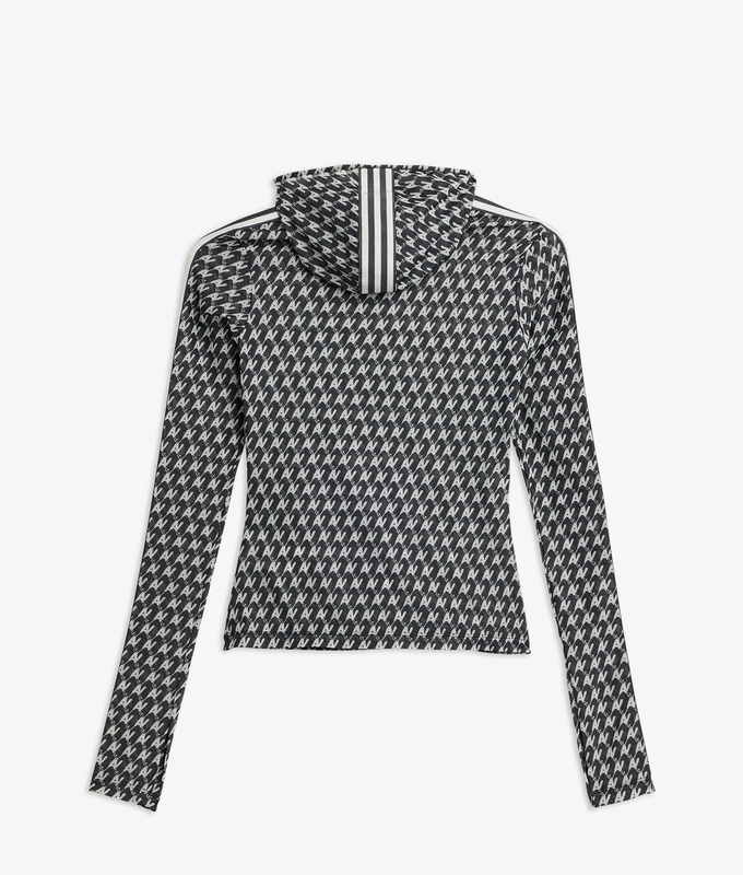 X AVAVAV PRINTED MESH TOP