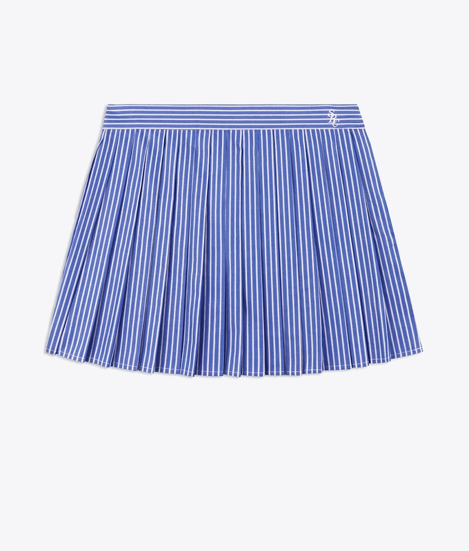 ANAE STRIPED PLEATED SKIRT