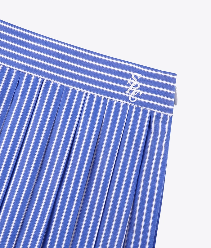 ANAE STRIPED PLEATED SKIRT