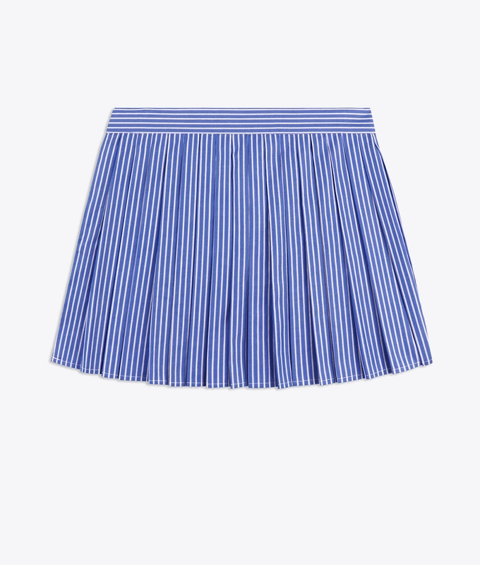 ANAE STRIPED PLEATED SKIRT
