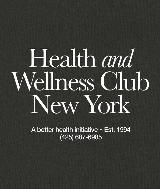 HEALTH  WELLNESS CLUB NEW YORK HOODIE