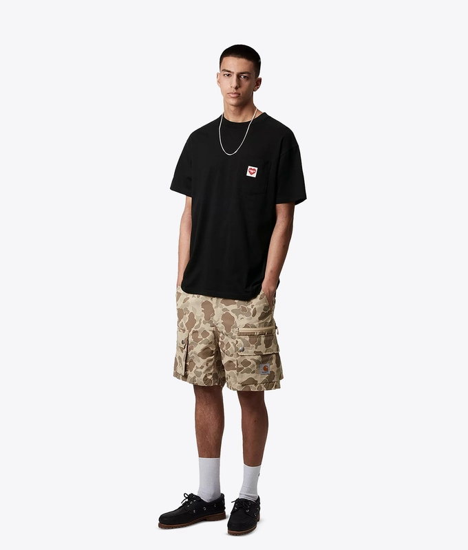 SHORT SLEEVE POCKET HEART T-SHIRT