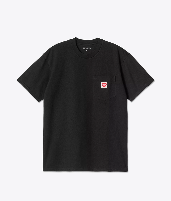 SHORT SLEEVE POCKET HEART T-SHIRT