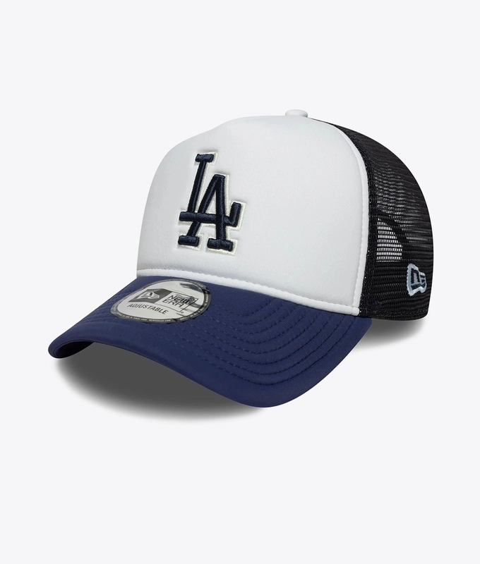 9FORTY WORLD SERIES E-FRAME LOS ANGELES DODGERS TRUCKER CAP