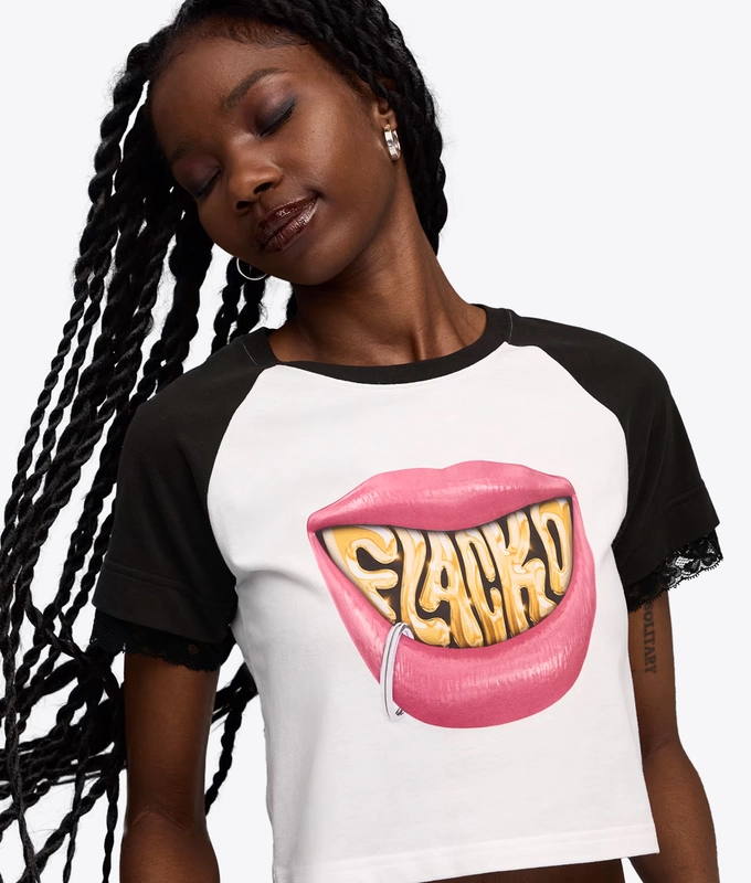 X A$AP ROCKY FLACKO SMILE BABY TEE