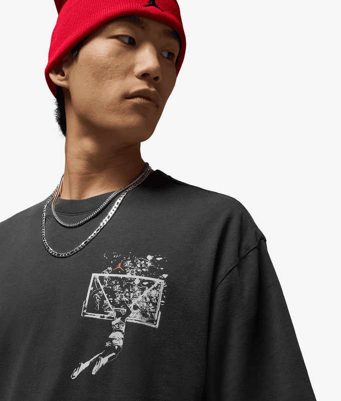 BROOKLYN OVERSIZED GRAPHIC SHORT SLEEVE CREW T-SHIRT