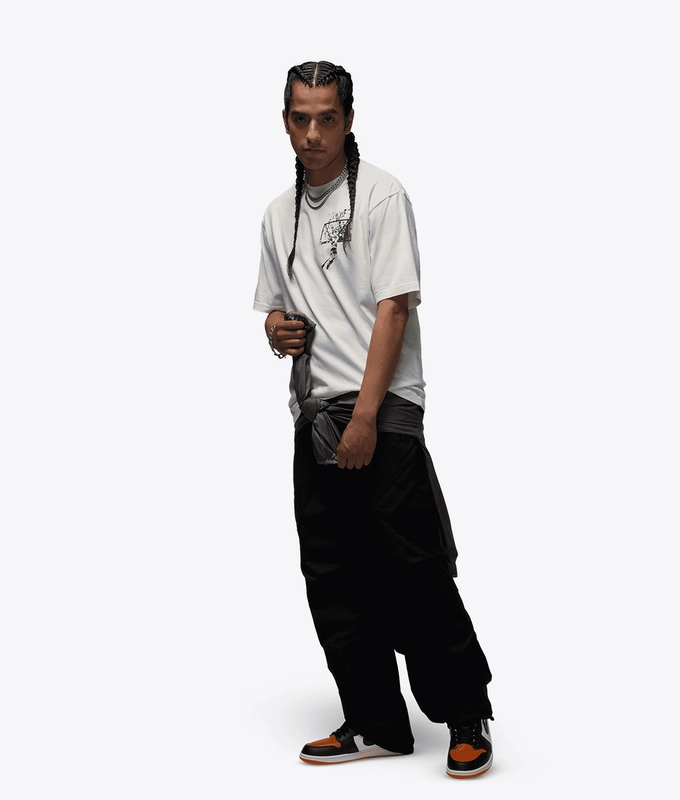 BROOKLYN OVERSIZED GRAPHIC SHORT SLEEVE CREW T-SHIRT