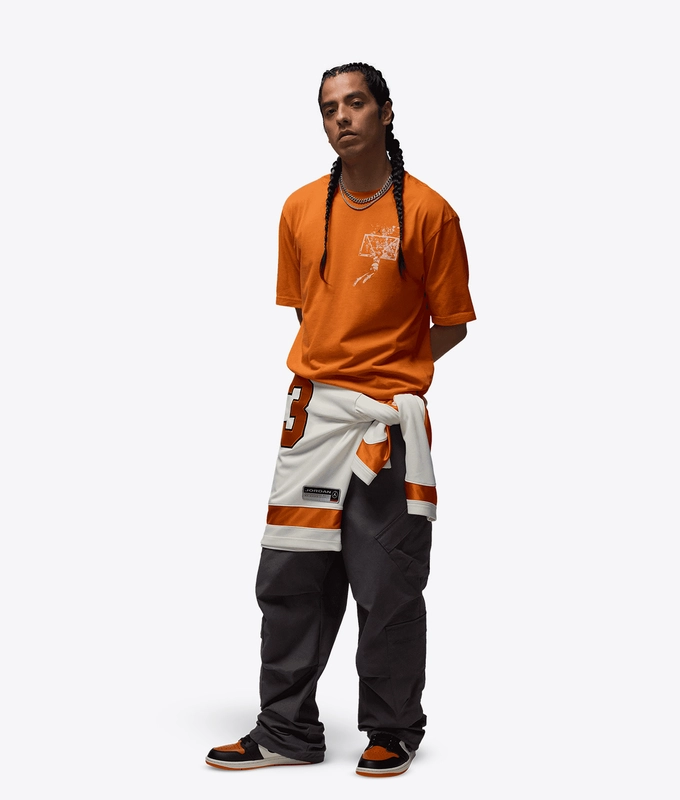 BROOKLYN OVERSIZED GRAPHIC SHORT SLEEVE CREW T-SHIRT