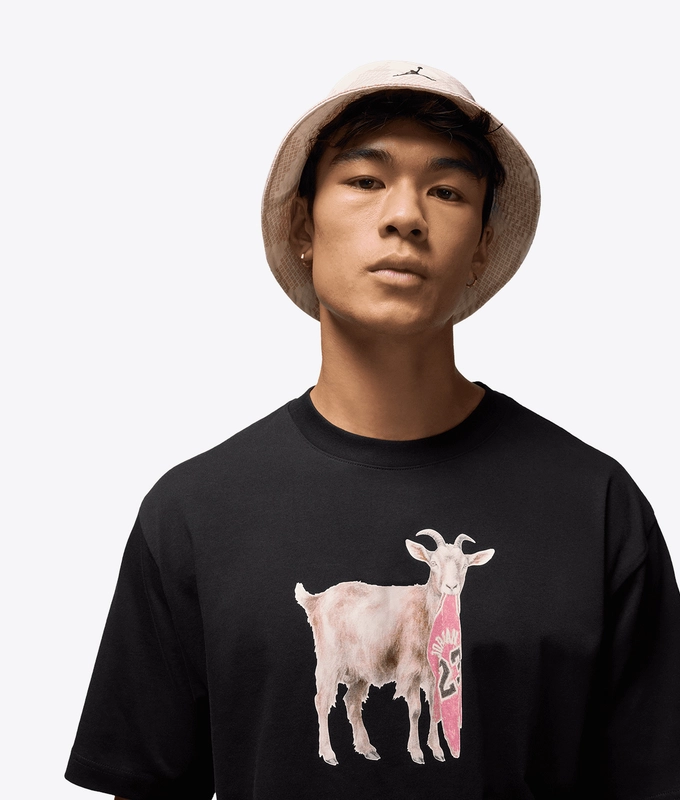 GOAT GRAPHIC SHORT SLEEVE CREW T-SHIRT