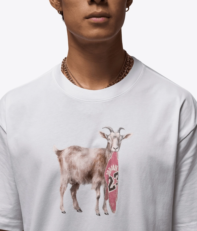 GOAT GRAPHIC SHORT SLEEVE CREW T-SHIRT