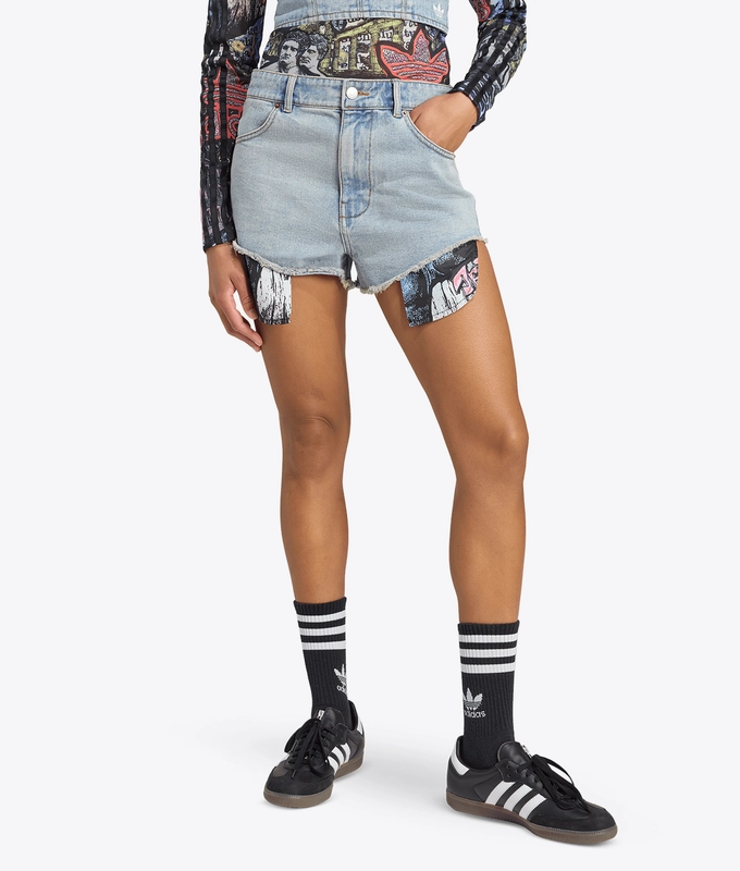 X JEREMY SCOTT DENIM SHORT