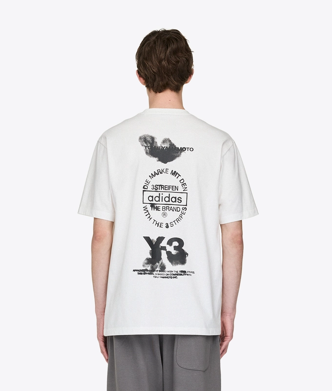 Y-3 - Adidas Originals Graphic Short Sleeve Tee Core White | Buy
