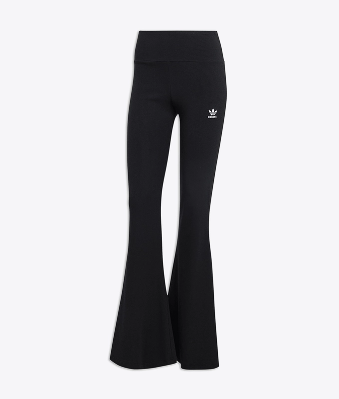 ESSENTIALS RIBBED FLARED LEGGINGS