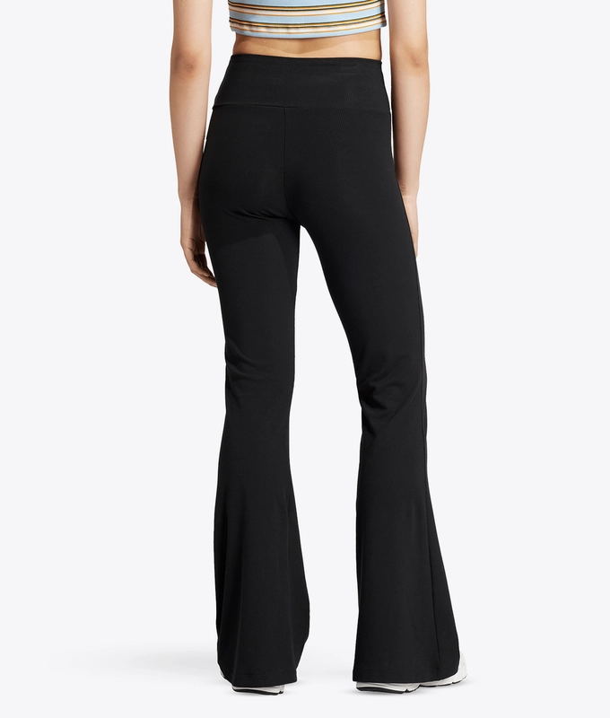 ESSENTIALS RIBBED FLARED LEGGINGS