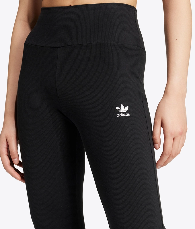 ESSENTIALS RIBBED FLARED LEGGINGS
