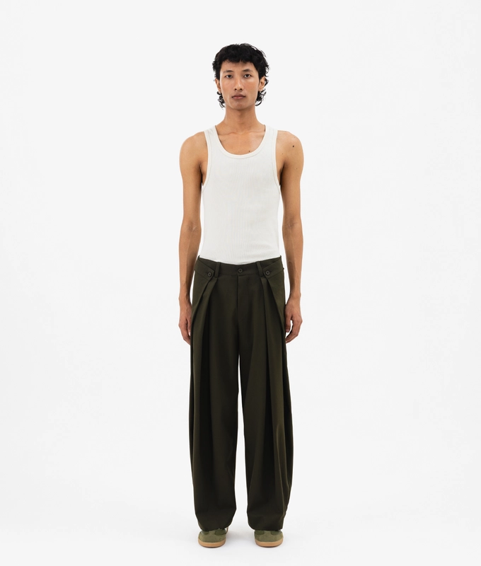 Pleated Pants