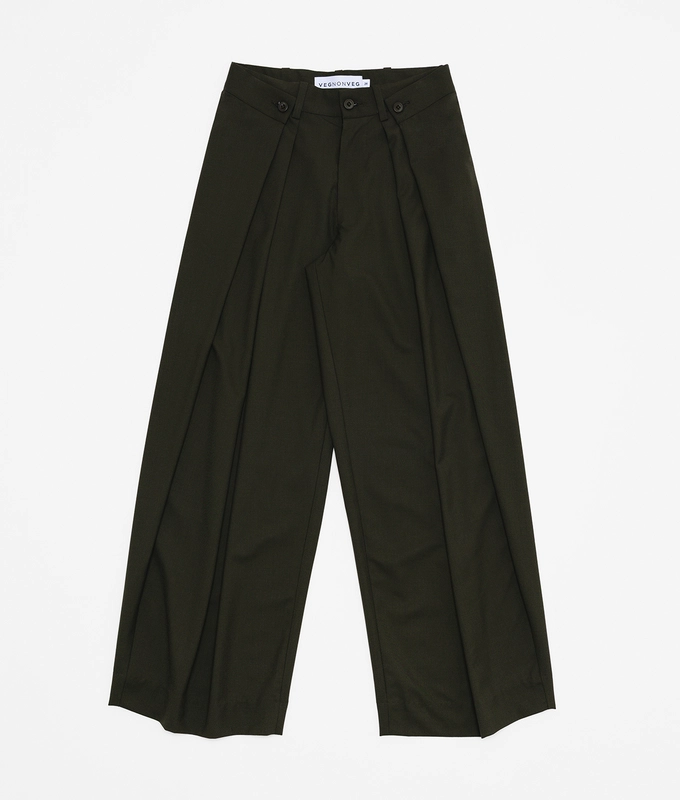 Pleated Pants