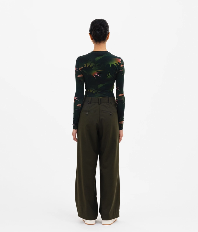 Pleated Pants