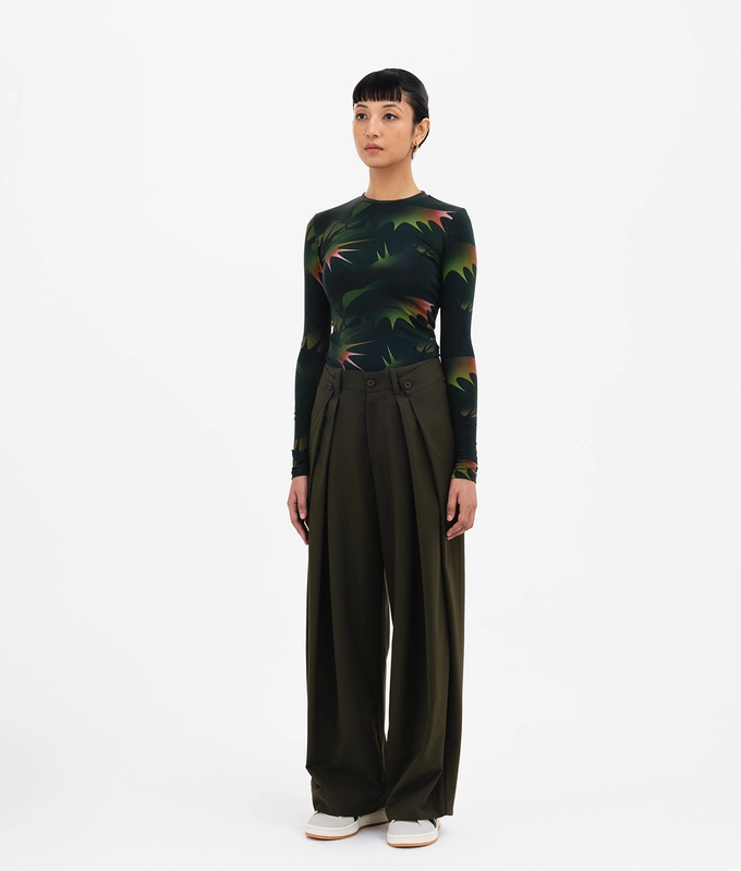 Pleated Pants