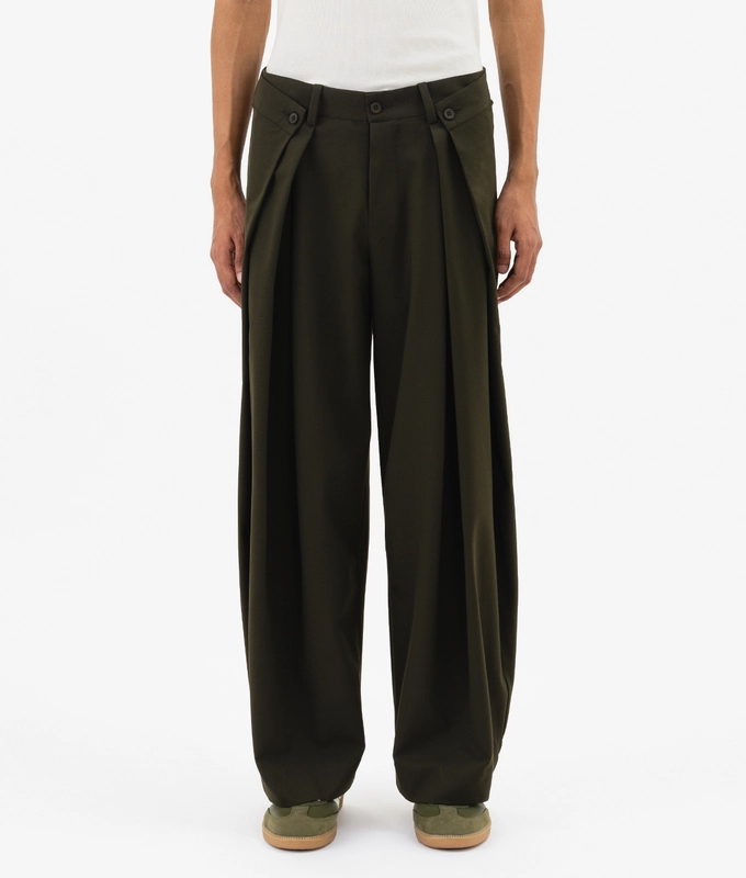 Pleated Pants