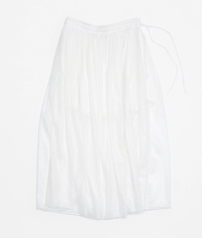 Mesh Bubble Skirt
