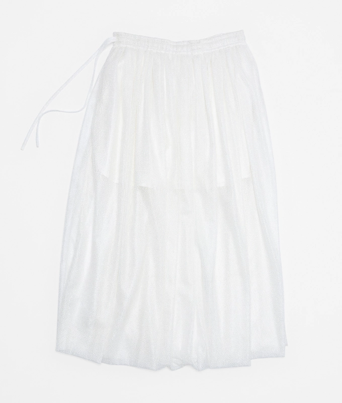 Mesh Bubble Skirt